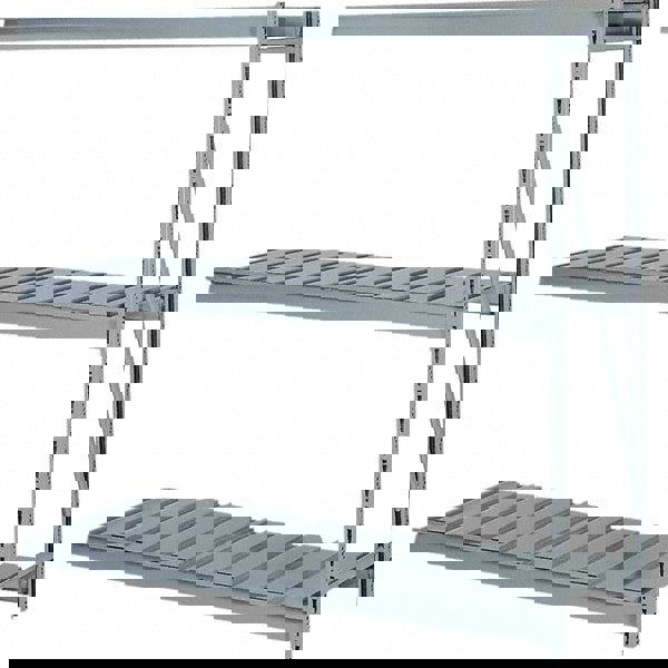 Bulk Storage Rack: 1,900 lb per Shelf, 4